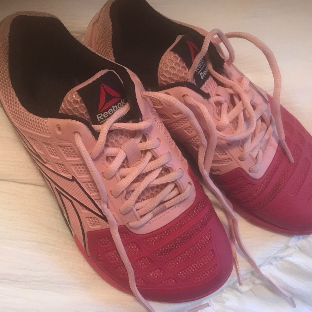Reebok Women's Pink CrossFit Athletic Shoes